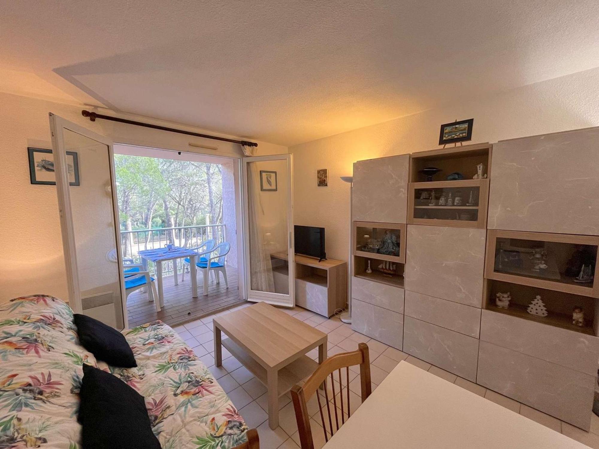 Studio Cabine Avec Piscine, Tennis Et Parking A 400M De La Plage - 4 Couchages, Saint-Aygulf - Fr-1-226A-89 Saint Aygulf Exterior foto